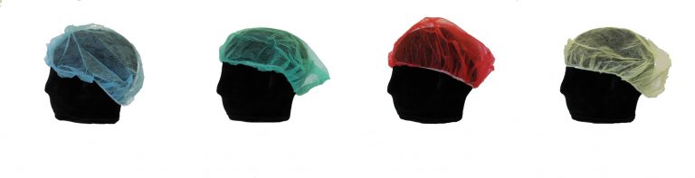 Emerald Disposable Bouffant Hair Caps, 21in (Blue, Red, Green) (1000ct)